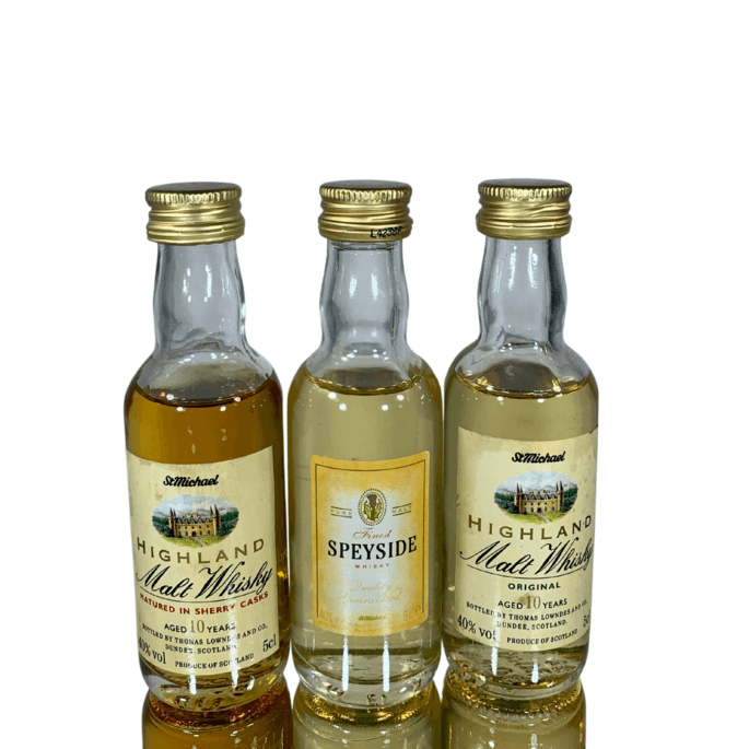 Highland & Speyside Miniature Trio