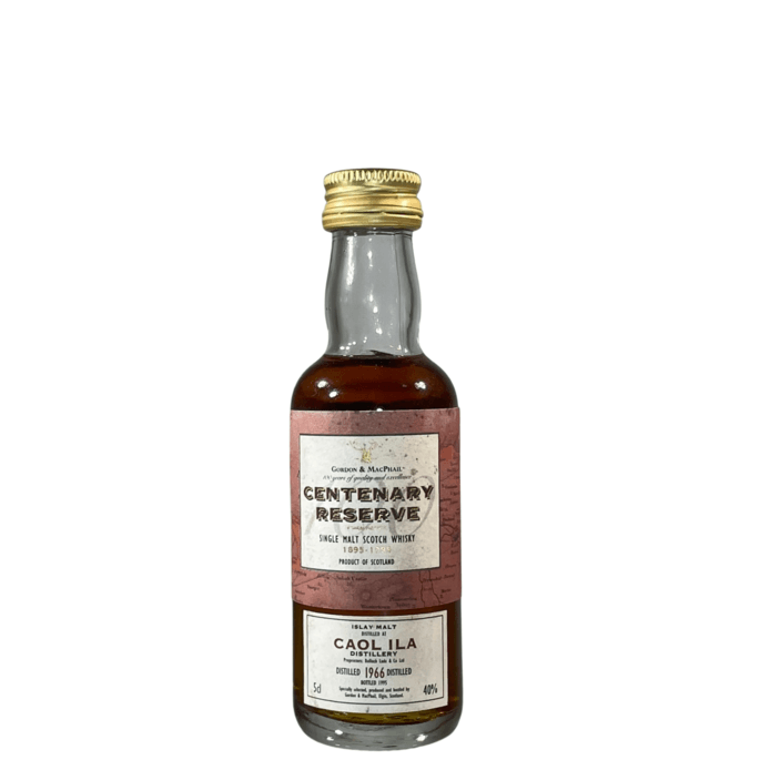 Caol Ila 1966 - Gordon and MacPhail Centenary Reserve Miniature