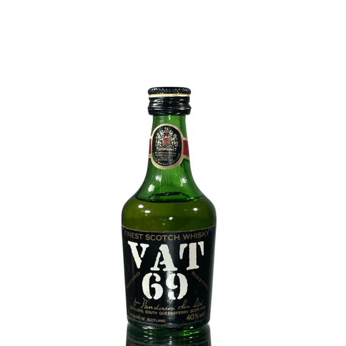 VAT 69 Scotch Whisky Miniature 1960s