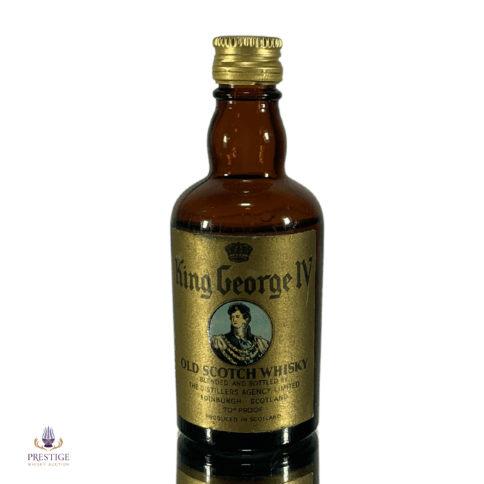 King George IV Old Scotch Whisky Miniature