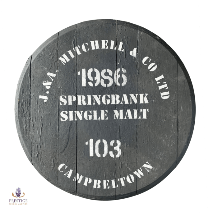 Springbank Cask End 1986 Cask #103