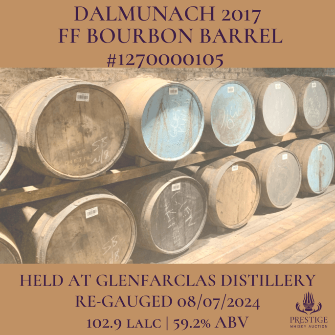 Dalmunach 2017 Cask #1270000105 * Cask in Storage at Glenfarclas *