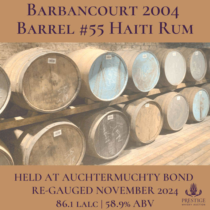 Barbancourt 2004 Barrel #55 Haiti Rum * Cask at Auchtermuchty Bond *