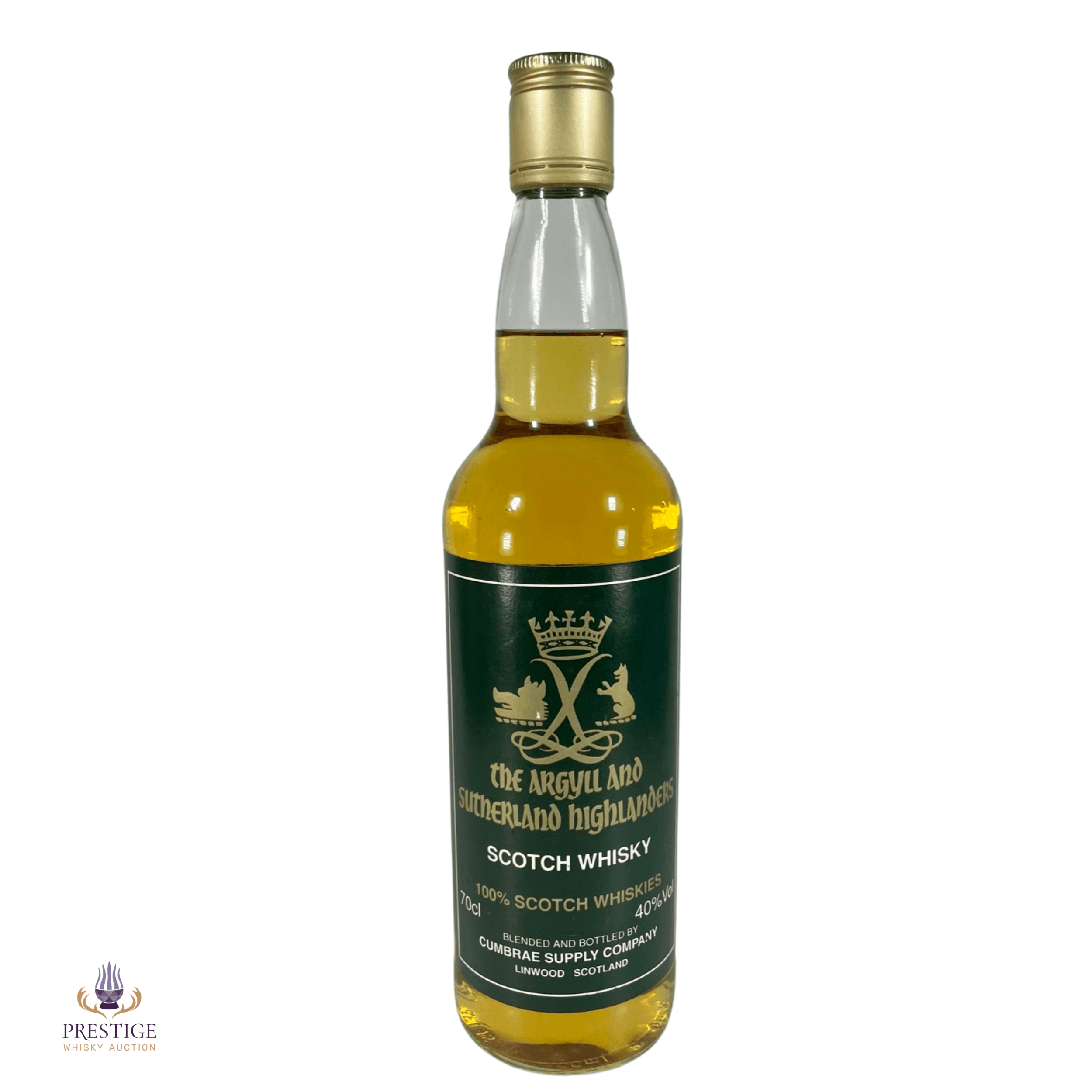 The Argyll & Sutherland Highlanders Scotch Auction | Prestige Whisky ...